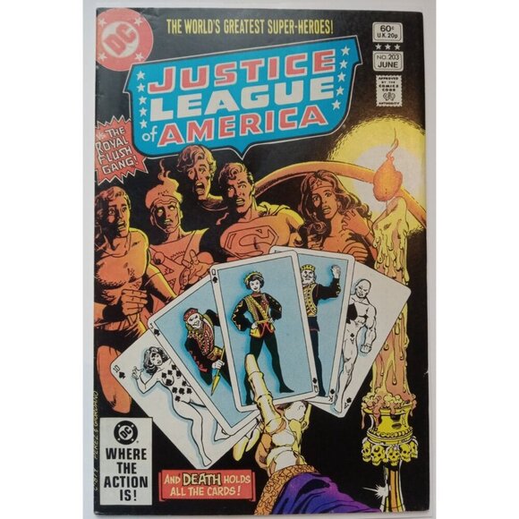 Justice League of America #203 (1960) Gerry Conway Bagged/Boarded Comic Book - Picture 2 of 3